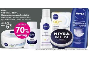 nivea gezichts body handverzorging en reiniging