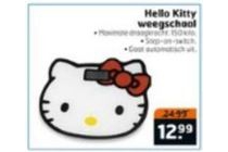 hello kitty weegschaal