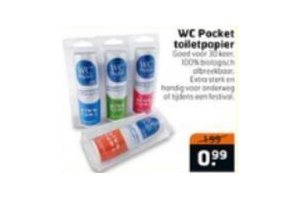 wc pocket toiletpapier