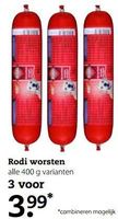 rodi worsten