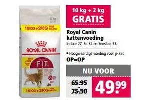 banaan Onderdrukking huid Royal Canin kattenvoeding Indoor 27, Fit 32 en Sensible 33 voor €49,99 -  Beste.nl