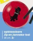 opblaasbare jip en janneke bal