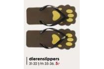 dierenslippers