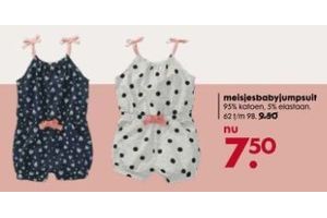 meisjesbabyjumpsuit