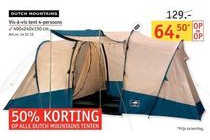 dutch mountains vis a vis tent 4 persoons