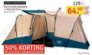 dutch mountains vis a vis tent 4 persoons