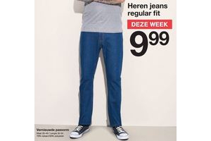 heren jeans regular fit zeeman