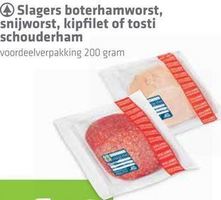 slagers boterhamworst snijworst kipfilet of tosti schouderham