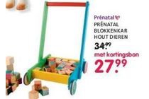 prenatal blokkenkar hout dieren