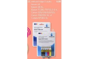 inktcartridge 5 stuks