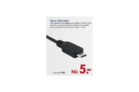 micro usb kabel