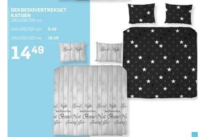 dekbedovertrekset katoen