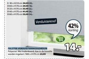 falster verduisteringsgordijn