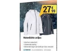 waterdichte zeiljas