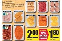 diverse bakjes vlees