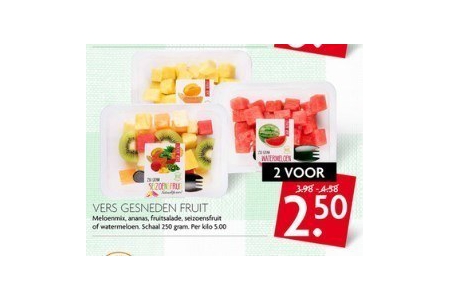 vers gesneden fruit