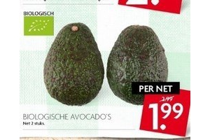 biologische avocado s