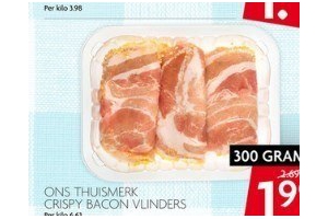 ons thuismerk crispy bacon vlinders