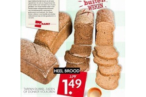 tarpan dubbel zaden of donker volkoren