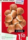 zachte witte of bruine bollen