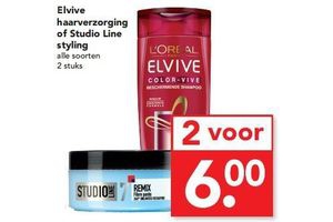 elvive haarverzorging of studio line styling