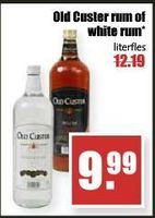 old custer rum of white rum