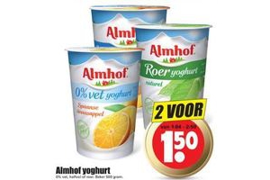 almhof yoghurt