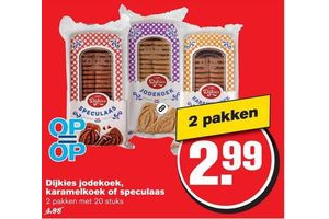 dijkies jodekoek karamelkoek of speculaas