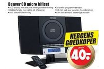 denver cd micro hifiset