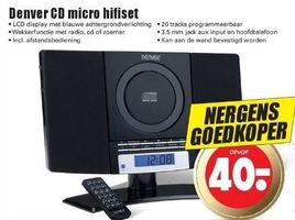 denver cd micro hifiset