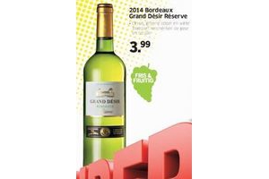 2014 bordeaux grand desir reserve