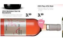 2015 pays d oc rose