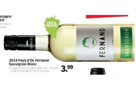 2014 pays d oc fernand sauvignon blanc