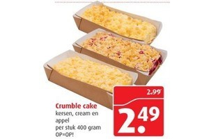 crumble cake