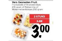 vers gesneden fruit