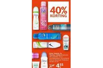 dove rexona fa therme l oreal deodorant