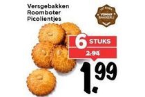 versgebakken roomboter picolientjes