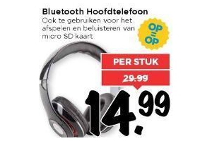 bluetooth hoofdtelefoon