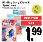 finding dory kleur en speelboek