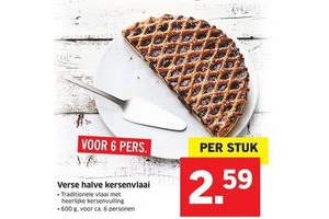 halve kersenvlaai