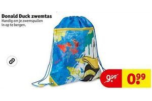 donald duck zwemtas