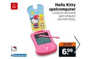 hello kitty spelcomputer voor eur6 99