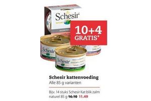 schesir kattenvoeding 10 4 gratis