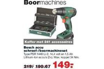 bosch accu schroef boormachineset