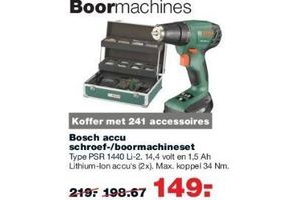 bosch accu schroef boormachineset
