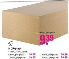 mdf plaat