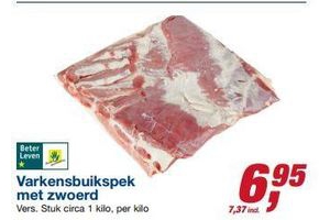 varkensbuikspek met zwoerd
