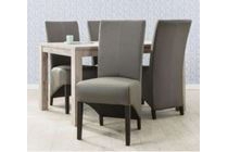 setvoordeel 1 tafel jens 140x90cm 4 stoelen pepijn