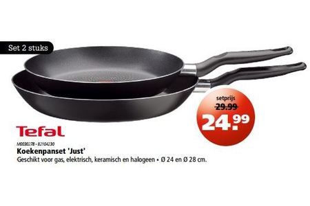 tefal koekenpanset just