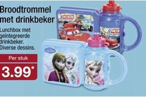 broodtrommel met drinkbeker